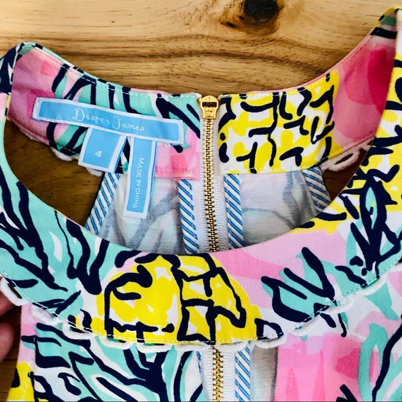 Draper James Pineapple Halter Dress sz 6 EUC - Picture 8 of 16